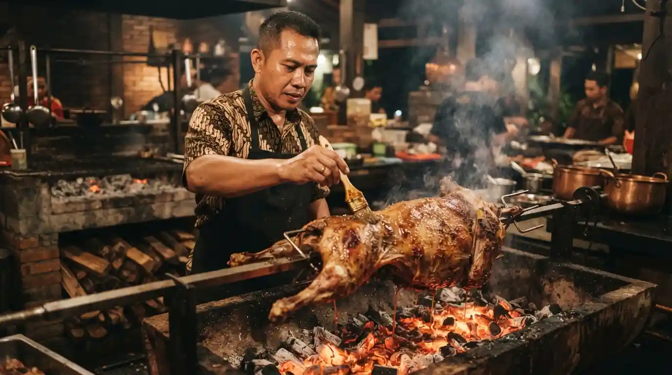 kambing guling haji parto